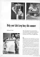 Better Homes & Gardens June 1951 Magazine Article: Help your kids keep busy this summer