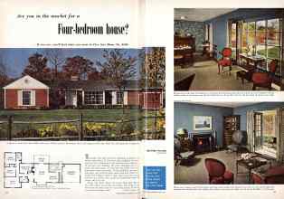 Better Homes & Gardens June 1951 Magazine Article: Are you in the market for a Four-bedroom house?