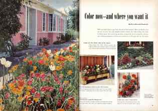 Better Homes & Gardens June 1951 Magazine Article: Color now--and where you want it