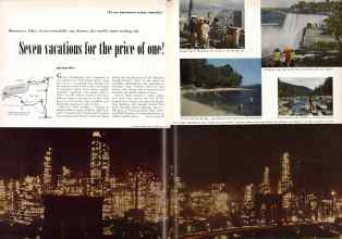 Better Homes & Gardens June 1951 Magazine Article: Seven vacations for the price of one!