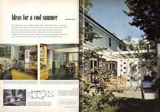 Better Homes & Gardens June 1951 Magazine Article: Ideas for a cool summer