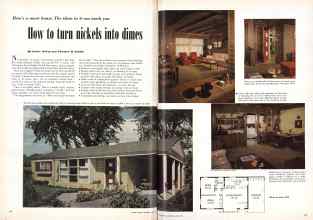 Better Homes & Gardens June 1951 Magazine Article: How to turn nickels into dimes