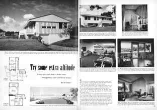 Better Homes & Gardens June 1951 Magazine Article: Try some extra altitude