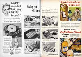 Better Homes & Gardens June 1951 Magazine Article: Sizzling good with bacon