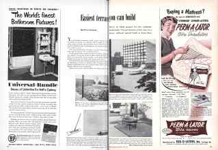 Better Homes & Gardens June 1951 Magazine Article: Easiest terrace You can build