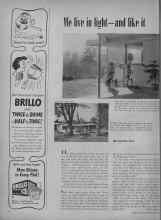 Better Homes & Gardens July 1951 Magazine Article: We live in light--and like it