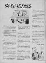 Better Homes & Gardens July 1951 Magazine Article: THE MAN NEXT DOOR