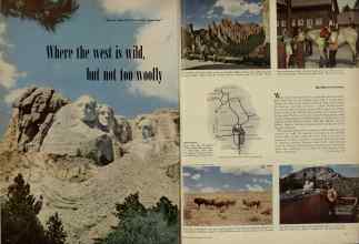 Better Homes & Gardens July 1951 Magazine Article: Where the west is wild, but not too woolly