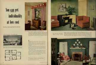Better Homes & Gardens July 1951 Magazine Article: You can get individuality at low cost