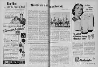 Better Homes & Gardens July 1951 Magazine Article: The Badlands: Grandstand view of another world