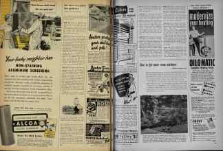 Better Homes & Gardens July 1951 Magazine Article: Page 140