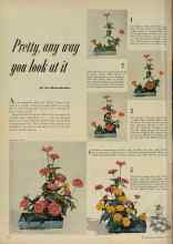 Better Homes & Gardens August 1951 Magazine Article: Pretty, any way you look at it