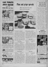 Better Homes & Gardens August 1951 Magazine Article: Plum and grape spreads