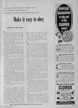Better Homes & Gardens August 1951 Magazine Article: Make it easy to obey