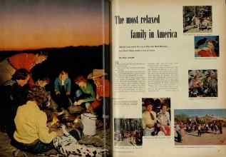 Better Homes & Gardens August 1951 Magazine Article: The most relaxed family in America