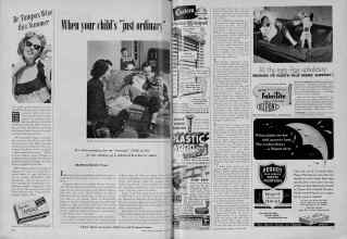 Better Homes & Gardens August 1951 Magazine Article: When your child's