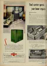 Better Homes & Gardens September 1951 Magazine Article: Tool carrier speeds your home repairs