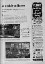 Better Homes & Gardens September 1951 Magazine Article: Add a ready-for-anything room