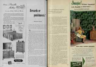 Better Homes & Gardens September 1951 Magazine Article: Rewards or punishments?