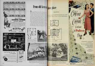 Better Homes & Gardens September 1951 Magazine Article: From old farm to show place