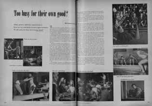 Better Homes & Gardens September 1951 Magazine Article: Too busy for their own good?