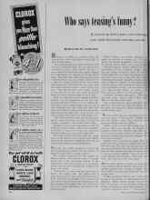 Better Homes & Gardens October 1951 Magazine Article: Who says teasing's funny?