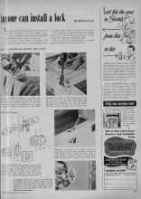 Better Homes & Gardens October 1951 Magazine Article: Anyone can install a lock