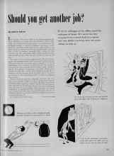 Better Homes & Gardens October 1951 Magazine Article: Should you get another job?