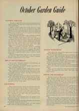 Better Homes & Gardens October 1951 Magazine Article: October Garden Guide