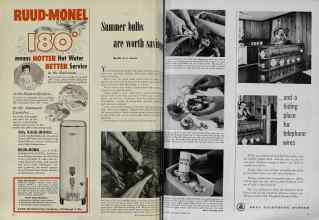 Better Homes & Gardens October 1951 Magazine Article: Summer bulbs are worth saving