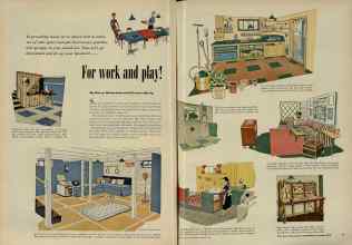 Better Homes & Gardens October 1951 Magazine Article: For work and play!