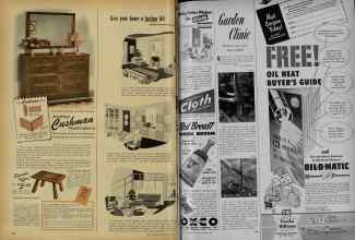 Better Homes & Gardens October 1951 Magazine Article: Page 182