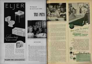Better Homes & Gardens October 1951 Magazine Article: TRY PETS