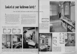 Better Homes & Gardens October 1951 Magazine Article: Looked at your bathroom lately?