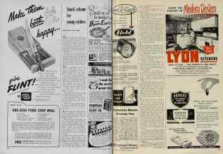 Better Homes & Gardens October 1951 Magazine Article: Snack scheme for young raiders