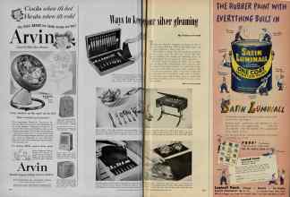 Better Homes & Gardens October 1951 Magazine Article: Ways to keep your silver gleaming
