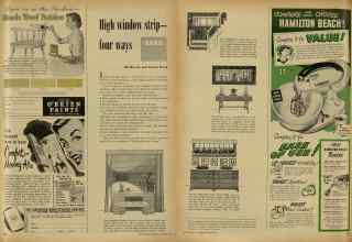 Better Homes & Gardens October 1951 Magazine Article: High window strip four ways