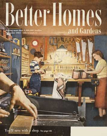Better Homes & Gardens November 1951 Magazine Cover