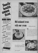 Better Homes & Gardens November 1951 Magazine Article: Old-fashioned treats with sour cream