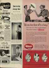 Better Homes & Gardens November 1951 Magazine Article: Space saving storage door