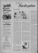 Better Homes & Gardens November 1951 Magazine Article: The diary of a Plain dirt gardener