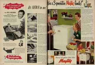 Better Homes & Gardens November 1951 Magazine Article: Page 50
