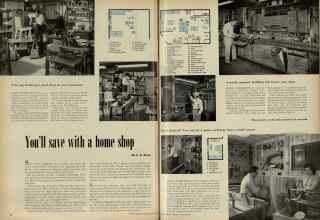 Better Homes & Gardens November 1951 Magazine Article: You'll save with a home shop