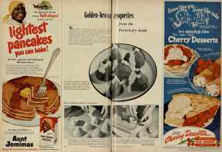 Better Homes & Gardens November 1951 Magazine Article: Golden-brown croquettes