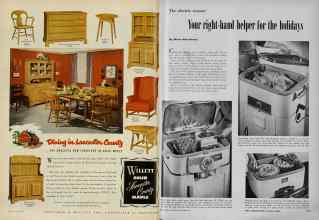 Better Homes & Gardens November 1951 Magazine Article: Page 144