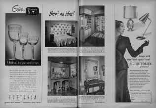 Better Homes & Gardens November 1951 Magazine Article: Here's an idea!