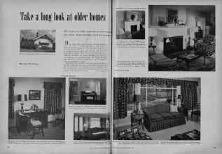 Better Homes & Gardens November 1951 Magazine Article: Take a long look at older homes