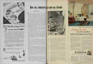 Better Homes & Gardens November 1951 Magazine Article: How my youngsters became my friends