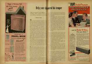 Better Homes & Gardens November 1951 Magazine Article: Help your child control his temper