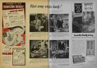Better Homes & Gardens December 1951 Magazine Article: What's wrong with this family?